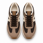 Zapatillas Deportivas Nestle Retro Marrón y Beige
