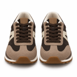 Zapatillas Deportivas Nestle Retro Marrón y Beige